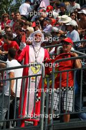 10.09.2011 Monza, Italy,  A Ferrari fan - Formula 1 World Championship, Rd 13, Italian Grand Prix, Saturday Qualifying