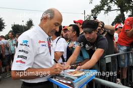 10.09.2011 Monza, Italy,  Peter Sauber (SUI), Sauber F1 Team, Team Principal - Formula 1 World Championship, Rd 13, Italian Grand Prix, Saturday