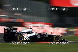 10.09.2011 Monza, Italy,  Rubens Barrichello (BRA), AT&T Williams - Formula 1 World Championship, Rd 13, Italian Grand Prix, Saturday Qualifying