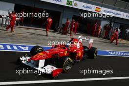 10.09.2011 Monza, Italy, Fernando Alonso (ESP), Scuderia Ferrari  - Formula 1 World Championship, Rd 13, Italian Grand Prix, Saturday Qualifying