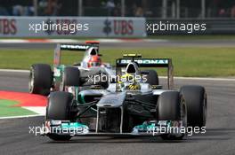 10.09.2011 Monza, Italy,  Nico Rosberg (GeR), Mercedes GP Petronas F1 Team - Formula 1 World Championship, Rd 13, Italian Grand Prix, Saturday Qualifying