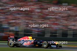 10.09.2011 Monza, Italy,  Sebastian Vettel (GER), Red Bull Racing - Formula 1 World Championship, Rd 13, Italian Grand Prix, Saturday Qualifying