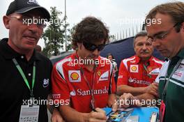 10.09.2011 Monza, Italy,  Fernando Alonso (ESP), Scuderia Ferrari - Formula 1 World Championship, Rd 13, Italian Grand Prix, Saturday