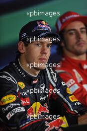 11.09.2011 Monza, Italy, Sebastian Vettel (GER), Red Bull Racing  - Formula 1 World Championship, Rd 13, Italian Grand Prix, Sunday Press Conference