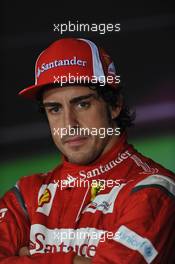 11.09.2011 Monza, Italy, Fernando Alonso (ESP), Scuderia Ferrari  - Formula 1 World Championship, Rd 13, Italian Grand Prix, Sunday Press Conference