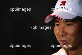08.09.2011 Monza, Italy,  Kamui Kobayashi (JAP), Sauber F1 Team - Formula 1 World Championship, Rd 13, Italian Grand Prix, Thursday Press Conference