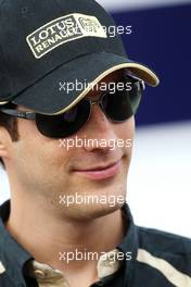 08.09.2011 Monza, Italy,  Bruno Senna (BRA), Lotus Renault GP - Formula 1 World Championship, Rd 13, Italian Grand Prix, Thursday