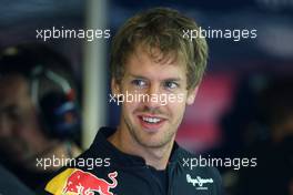 08.09.2011 Monza, Italy,  Sebastian Vettel (GER), Red Bull Racing - Formula 1 World Championship, Rd 13, Italian Grand Prix, Thursday