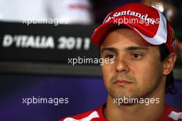 08.09.2011 Monza, Italy,  Felipe Massa (BRA), Scuderia Ferrari - Formula 1 World Championship, Rd 13, Italian Grand Prix, Thursday Press Conference