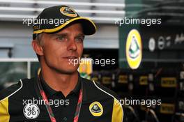 08.09.2011 Monza, Italy,  Heikki Kovalainen (FIN), Team Lotus - Formula 1 World Championship, Rd 13, Italian Grand Prix, Thursday