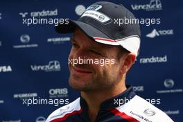 08.09.2011 Monza, Italy,  Rubens Barrichello (BRA), AT&T Williams - Formula 1 World Championship, Rd 13, Italian Grand Prix, Thursday