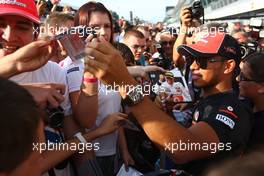 08.09.2011 Monza, Italy, Lewis Hamilton (GBR), McLaren Mercedes  - Formula 1 World Championship, Rd 13, Italian Grand Prix, Thursday