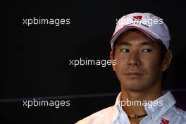 08.09.2011 Monza, Italy,  Kamui Kobayashi (JAP), Sauber F1 Team - Formula 1 World Championship, Rd 13, Italian Grand Prix, Thursday Press Conference