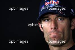 08.09.2011 Monza, Italy,  Mark Webber (AUS), Red Bull Racing - Formula 1 World Championship, Rd 13, Italian Grand Prix, Thursday Press Conference
