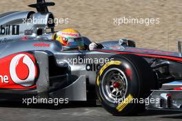 10.02.2011 Jerez, Spain,  Lewis Hamilton (GBR), McLaren Mercedes, MP4-26 - Formula 1 Testing - Formula 1 World Championship