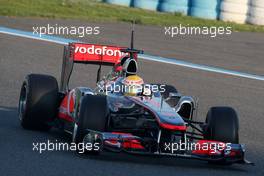 10.02.2011 Jerez, Spain,  Lewis Hamilton (GBR), McLaren Mercedes, MP4-26 - Formula 1 Testing - Formula 1 World Championship