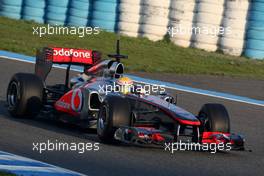 10.02.2011 Jerez, Spain,  Lewis Hamilton (GBR), McLaren Mercedes, MP4-26 - Formula 1 Testing - Formula 1 World Championship