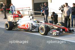 10.02.2011 Jerez, Spain,  Lewis Hamilton (GBR), McLaren Mercedes - Formula 1 Testing - Formula 1 World Championship