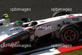 07.10.2011 Suzuka, Japan,  Sergio Perez (MEX), Sauber F1 Team  - Formula 1 World Championship, Rd 15, Japanese Grand Prix, Friday Practice