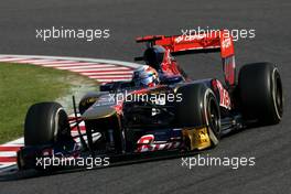 07.10.2011 Suzuka, Japan,  Sebastien Buemi (SUI), Scuderia Toro Rosso  - Formula 1 World Championship, Rd 15, Japanese Grand Prix, Friday Practice
