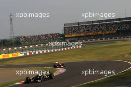 07.10.2011 Suzuka, Japan,  Jarno Trulli (ITA), Team Lotus  - Formula 1 World Championship, Rd 15, Japanese Grand Prix, Friday Practice