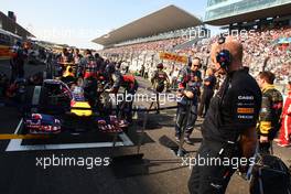09.10.2011 Suzuka, Japan, Adrian Newey (GBR), Red Bull Racing, Technical Operations Director  - Formula 1 World Championship, Rd 15, Japanese Grand Prix, Sunday Pre-Race Grid