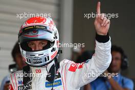 09.10.2011 Suzuka, Japan, Jenson Button (GBR), McLaren Mercedes  - Formula 1 World Championship, Rd 15, Japanese Grand Prix, Sunday Podium