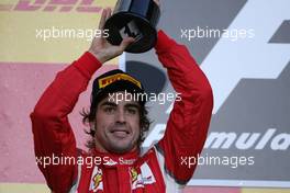 09.10.2011 Suzuka, Japan,  Fernando Alonso (ESP), Scuderia Ferrari  - Formula 1 World Championship, Rd 15, Japanese Grand Prix, Sunday Podium
