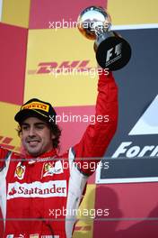 09.10.2011 Suzuka, Japan, Fernando Alonso (ESP), Scuderia Ferrari  - Formula 1 World Championship, Rd 15, Japanese Grand Prix, Sunday Podium