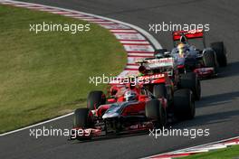 09.10.2011 Suzuka, Japan,  Jerome d'Ambrosio (BEL), Virgin Racing  - Formula 1 World Championship, Rd 15, Japanese Grand Prix, Sunday Race