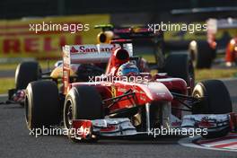 09.10.2011 Suzuka, Japan, Fernando Alonso (ESP), Scuderia Ferrari  - Formula 1 World Championship, Rd 15, Japanese Grand Prix, Sunday Race