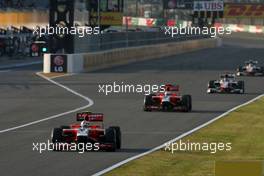 09.10.2011 Suzuka, Japan,  Jerome d'Ambrosio (BEL), Virgin Racing  - Formula 1 World Championship, Rd 15, Japanese Grand Prix, Sunday Race