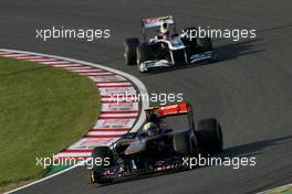 09.10.2011 Suzuka, Japan,  Jaime Alguersuari (ESP), Scuderia Toro Rosso  - Formula 1 World Championship, Rd 15, Japanese Grand Prix, Sunday Race