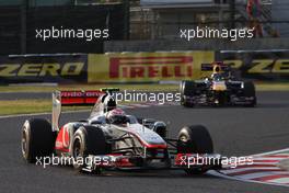 09.10.2011 Suzuka, Japan, Jenson Button (GBR), McLaren Mercedes  - Formula 1 World Championship, Rd 15, Japanese Grand Prix, Sunday Race