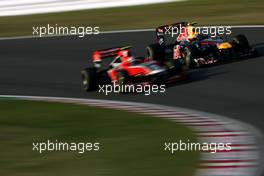 09.10.2011 Suzuka, Japan,  Mark Webber (AUS), Red Bull Racing  - Formula 1 World Championship, Rd 15, Japanese Grand Prix, Sunday Race