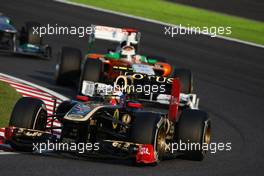 09.10.2011 Suzuka, Japan, Vitaly Petrov (RUS), Lotus Renault GP  - Formula 1 World Championship, Rd 15, Japanese Grand Prix, Sunday Race