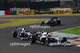 09.10.2011 Suzuka, Japan, Pastor Maldonado (VEN), AT&T Williams  - Formula 1 World Championship, Rd 15, Japanese Grand Prix, Sunday Race