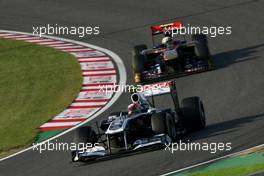 09.10.2011 Suzuka, Japan,  Pastor Maldonado (VEN), Williams F1 Team  - Formula 1 World Championship, Rd 15, Japanese Grand Prix, Sunday Race