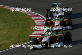 09.10.2011 Suzuka, Japan,  Paul di Resta (GBR), Force India F1 Team  - Formula 1 World Championship, Rd 15, Japanese Grand Prix, Sunday Race