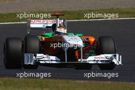 08.10.2011 Suzuka, Japan,  Adrian Sutil (GER), Force India  - Formula 1 World Championship, Rd 15, Japanese Grand Prix, Saturday Practice