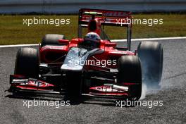 08.10.2011 Suzuka, Japan,  Jerome d'Ambrosio (BEL), Virgin Racing  - Formula 1 World Championship, Rd 15, Japanese Grand Prix, Saturday Practice