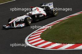 08.10.2011 Suzuka, Japan,  Kamui Kobayashi (JAP), Sauber F1 Team  - Formula 1 World Championship, Rd 15, Japanese Grand Prix, Saturday Practice