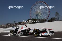 08.10.2011 Suzuka, Japan, Kamui Kobayashi (JAP), Sauber F1 Team  - Formula 1 World Championship, Rd 15, Japanese Grand Prix, Saturday Practice