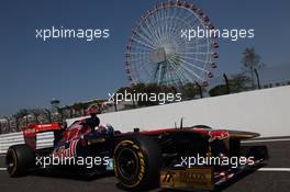 08.10.2011 Suzuka, Japan, Sebastien Buemi (SUI), Scuderia Toro Rosso  - Formula 1 World Championship, Rd 15, Japanese Grand Prix, Saturday Practice
