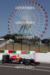 08.10.2011 Suzuka, Japan, Mark Webber (AUS), Red Bull Racing  - Formula 1 World Championship, Rd 15, Japanese Grand Prix, Saturday Practice