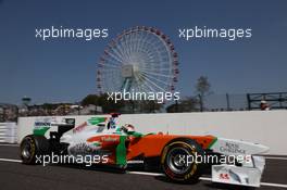 08.10.2011 Suzuka, Japan, Adrian Sutil (GER), Force India F1 Team  - Formula 1 World Championship, Rd 15, Japanese Grand Prix, Saturday Practice