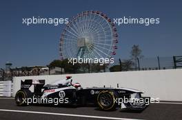 08.10.2011 Suzuka, Japan, Rubens Barrichello (BRA), AT&T Williams  - Formula 1 World Championship, Rd 15, Japanese Grand Prix, Saturday Practice