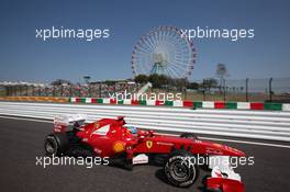 08.10.2011 Suzuka, Japan, Fernando Alonso (ESP), Scuderia Ferrari  - Formula 1 World Championship, Rd 15, Japanese Grand Prix, Saturday Practice