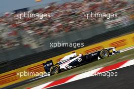 08.10.2011 Suzuka, Japan, Rubens Barrichello (BRA), Williams F1 Team  - Formula 1 World Championship, Rd 15, Japanese Grand Prix, Saturday Qualifying