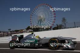 08.10.2011 Suzuka, Japan, Nico Rosberg (GER), Mercedes GP Petronas F1 Team  - Formula 1 World Championship, Rd 15, Japanese Grand Prix, Saturday Practice